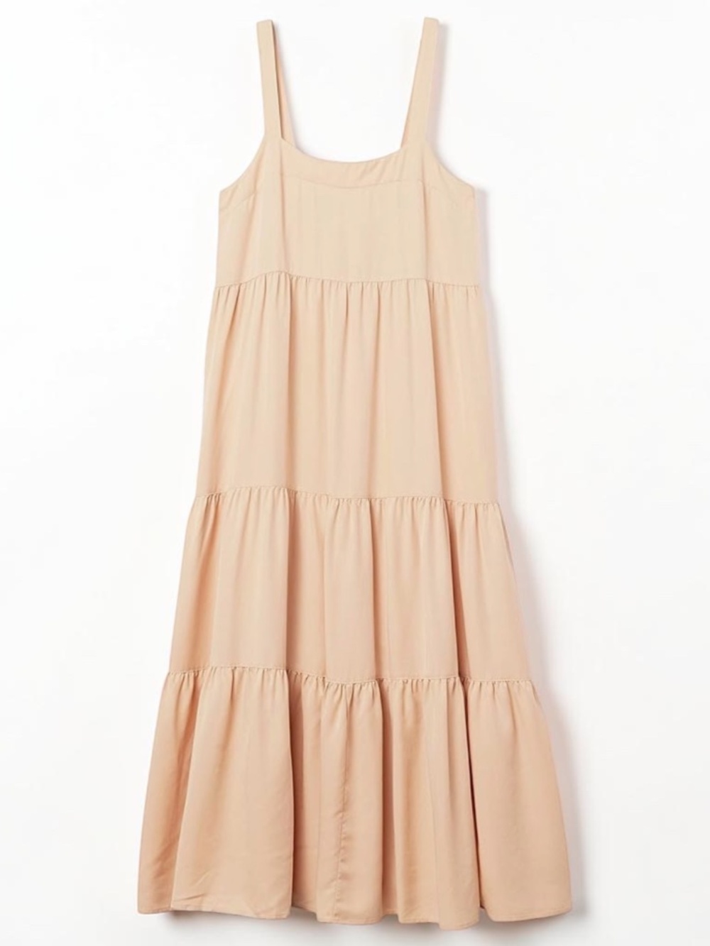 The Drop Maxi Dress 5X Ginger Tiered Sundress Pockets Flowy Plus Size NWT - Picture 7 of 10